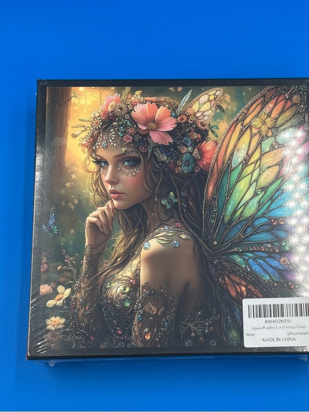 1000 piece Fairy Puzzle  with Iridescent Butterfly Wings A New one is $20